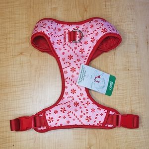 🐾 NEW Merry & Bright Candycane Harness LG